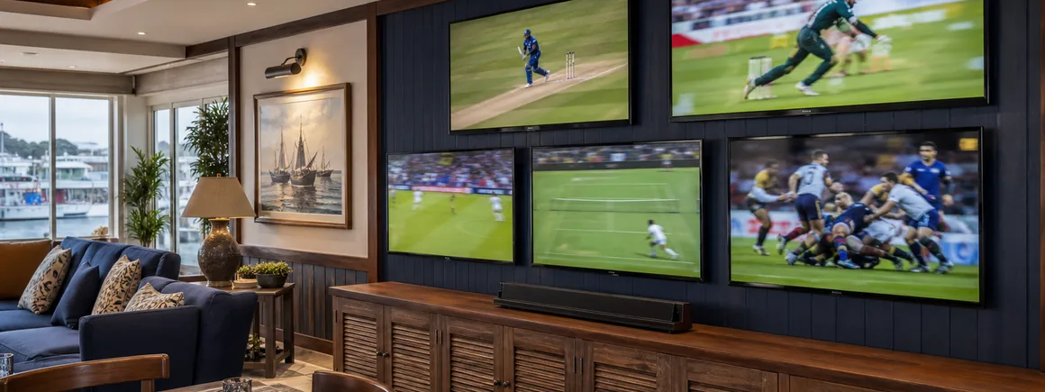 An Explora Ultra and a second linked decoder with both televisions live